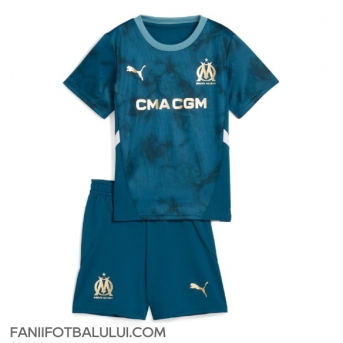 Olympique de Marseille Echipament de Fotbal Replică 2024-25 Copii Deplasare (+ Șorturi)